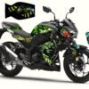 Decal Stiker Z 250 BLACK GREEN HULK